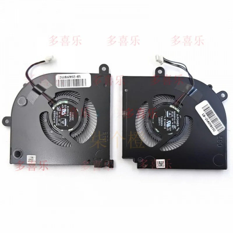 EE   New for MSI Stealth 15M B12UE MS-15B1 CPU / GPU Cooling Fan BS5405HS-U5Y -U5X