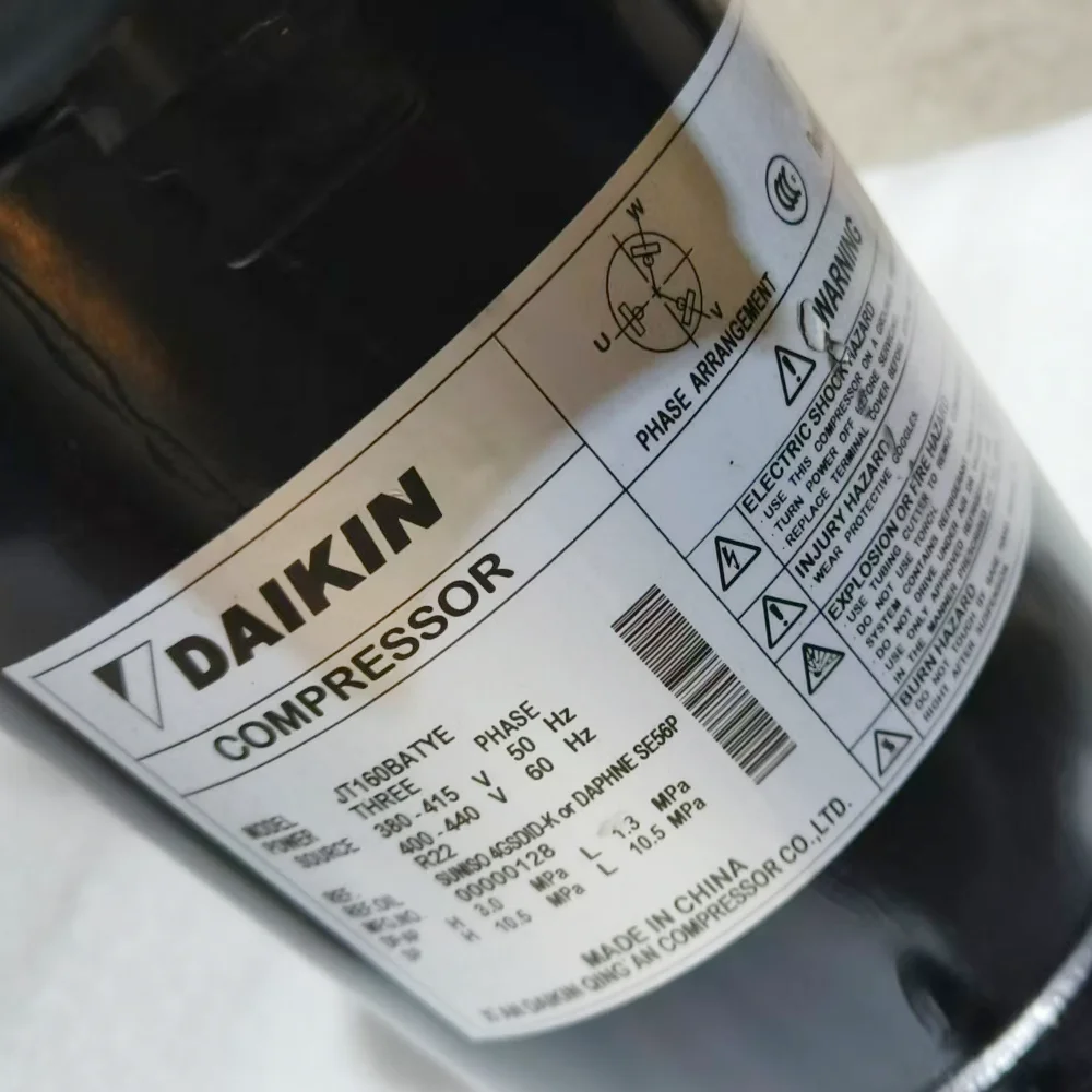 ضاغط دايكن R22 5HP 0623890 0802895   JT160BATYE 380-415V 50-60 هرتز جديدة ومبتكرة في المخزون RSX10KUY1 RSXYJ280KCY