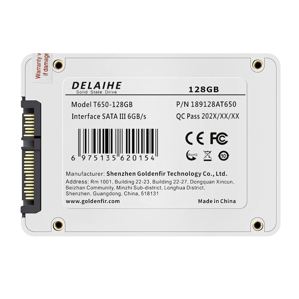 DELAIHE 2.5 Inch Solid State Drive Hard Disk Drive 2TB 1TB 960GB 512GB 256GB 128GB 480GB 120GB 360GB Internal Hard Drives