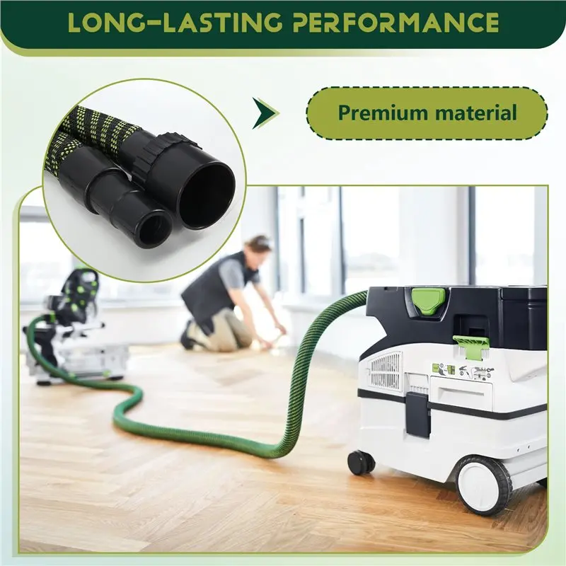 【NEW A39M】 Collector For FESTOOL MIRKA Vacuum Cleaner 5M Anti-Static Dust Collection Hose For Grinder Polisher