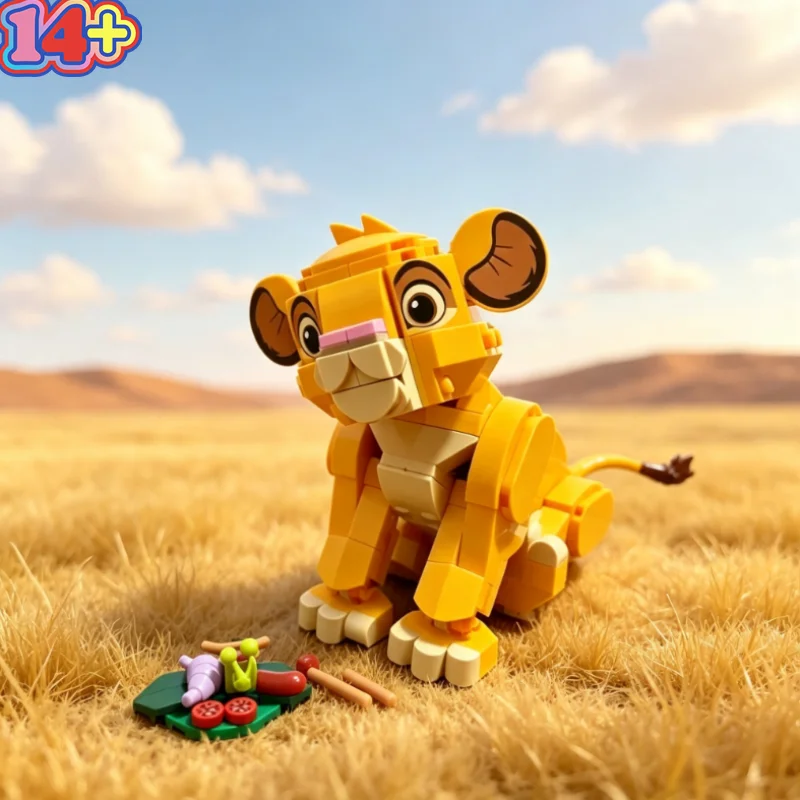 Little Simba Lion King Cute Cub Animal Building Blocks 222PCS In Stock DIY Puzzle Model Creative Home Decor Unique Holiday Gifts