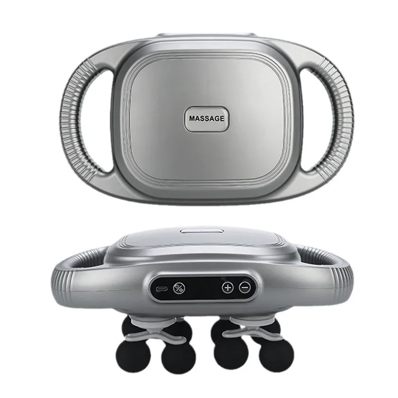 

Eight-head fascia gun deep massager automatic hot compress multi-functional muscle relaxation