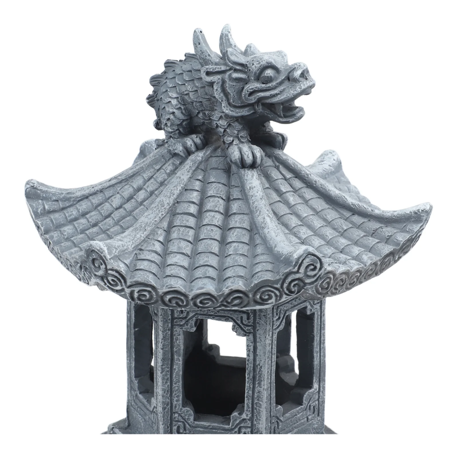 for zen Solar Pagoda Lantern Outdoor Resin Garden Decor with Waterproof Sun Protective Coating Solar Powered Lighting for Patio