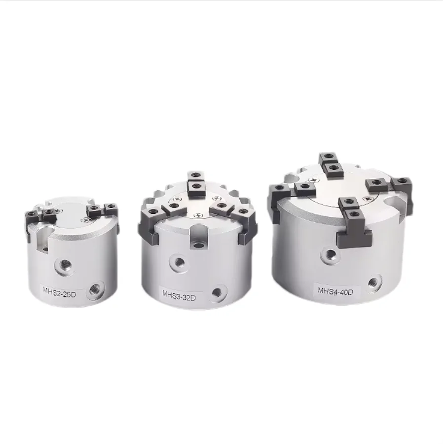 Pneumatic Gripper 2-Jaw 3-Jaw 4-Jaw Finger Cylinder MHS2/3/4-16D/25D/40D/50/63D