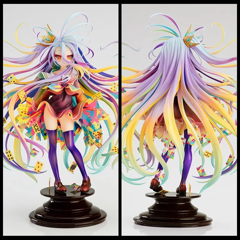

28 см No Game No Life Shiro 1/7 Yuu Kamiya Art Works GSC Girls Toys Аниме ПВХ Фигурка Игра Коллекционная модель Подарок