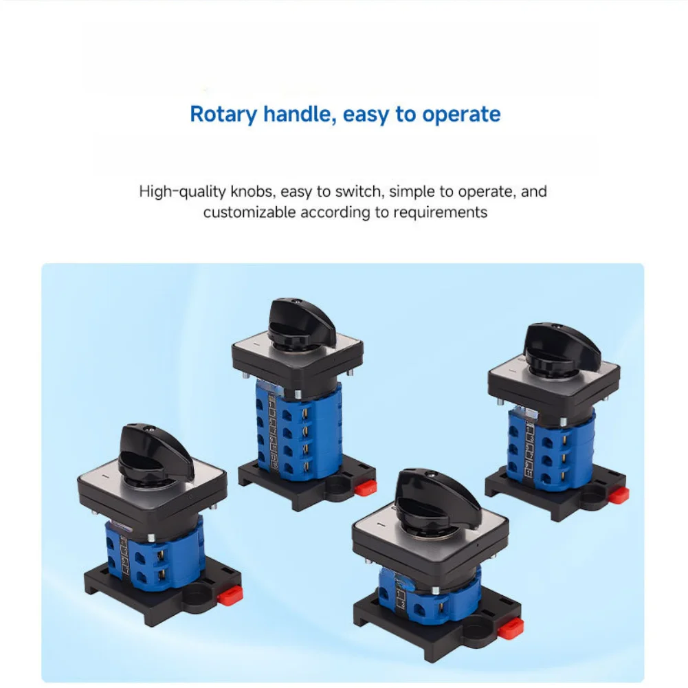 3 Position Switch As Show Changeover Switch 20A Rated Current Flame-retardant Shell For Demanding Environments