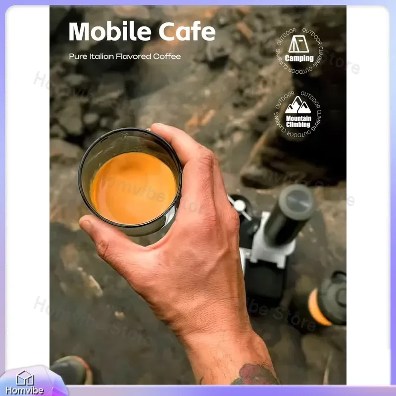 H4C Portable Espresso Coffee Machine 3-in-1 Travel Coffee Maker with 7500mAh Battery Self-Heating for Nespresso
