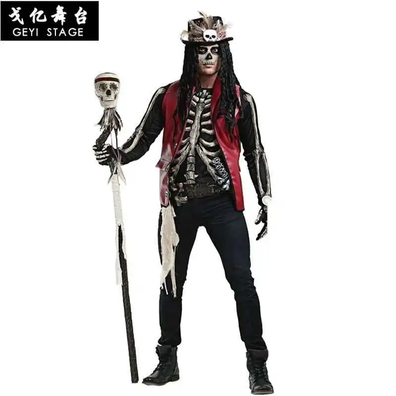 

Новый фильм Индийский примитивный костюм доктора ведьмы для мужчин Дороти Косплей Необычные платья Хэллоуин Принцесса Вечеринка