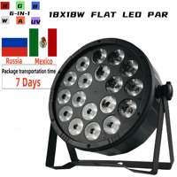 RGBWA+UV 6-in-1 LED PAR 18X18W  PAR Light / disco light,par led professional dj equipment