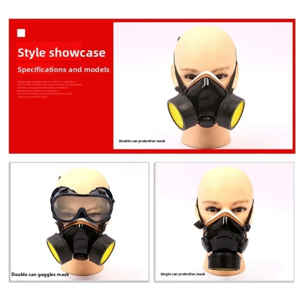 Filtro in spugna Maschera antipolvere chimica Anti-perdardo Anti particelle Maschere protettive Mezza maschera Filtrazione efficiente