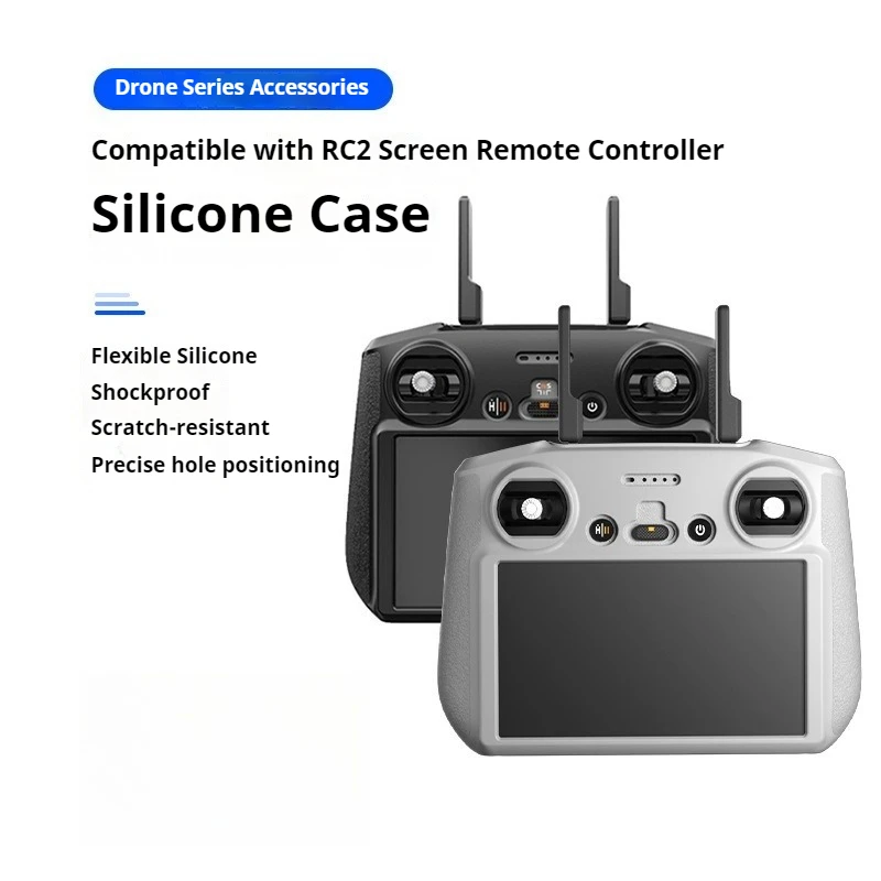 

Anti-slip Silicone Cover for DJI Air3 Mini4 Pro RC 2 Screen Remote Controller Drop-proof Protective Sleeve Drone Accessories