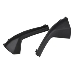 2pcs Car Front Windshield Wiper Side Trim Cover  For Nissan Tiida 05-10 Front Windshield Lower Corners Foil Board Decorative