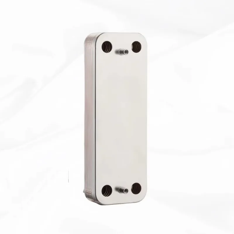 Anti-rust air to water ss304 brazed plate heat exchanger evaporator for aquaculture