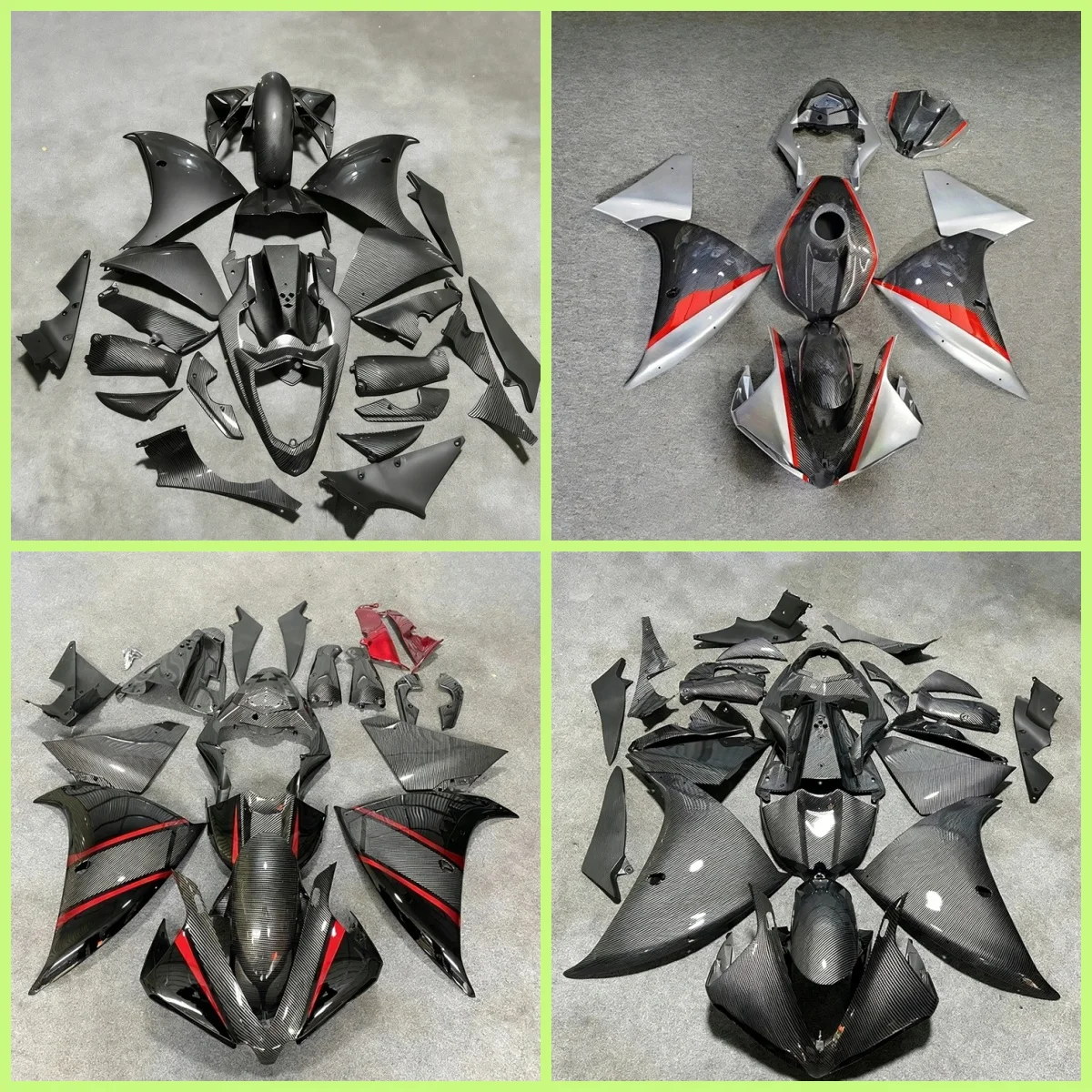 Suitable for Yamaha YZF1000 R1 2009 2010 2011 motorcycle carbon fiber fairing housing accessories, multi-color optional