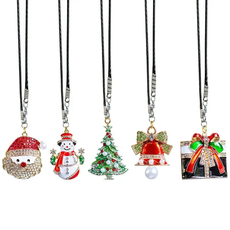 Car Cartoon Decoration Christmas Cartoon Tree Ornament Car Interior Accessory Cute Festive Hanger For Christmas Tree Backpack