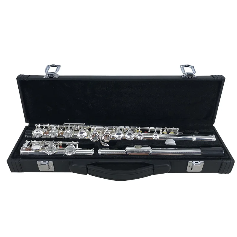 

Wholesale Cupro Nickel straight flute closed flute instrument musical for student offer