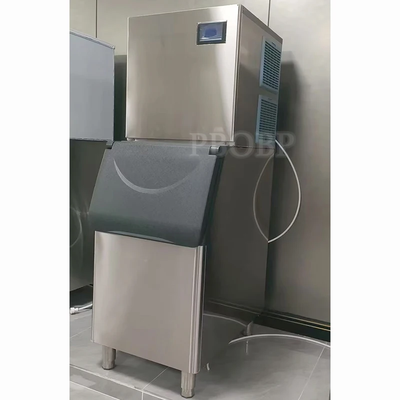 PBOBP Commercial Industrial Large Capacity Cube Ice Maker Ice Machine Portable Ice Machine With Self-Cleaning,
