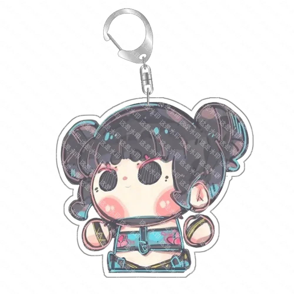 

K-Pop Demon Hunters Preorder Huntr-x Keychain - Fan Art Self Made Acrylic Charm Anime Classics Game Collection Toy Gift