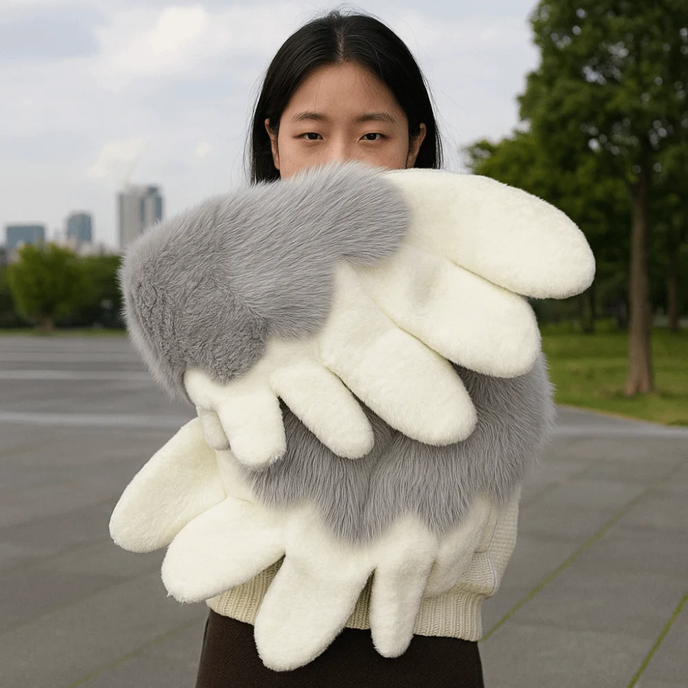 Role Play Cosplay Costume Wings Stage Performance Furry Dress-Up Wings Costume Party Accessories Girl Plush Animal Wings Gifts