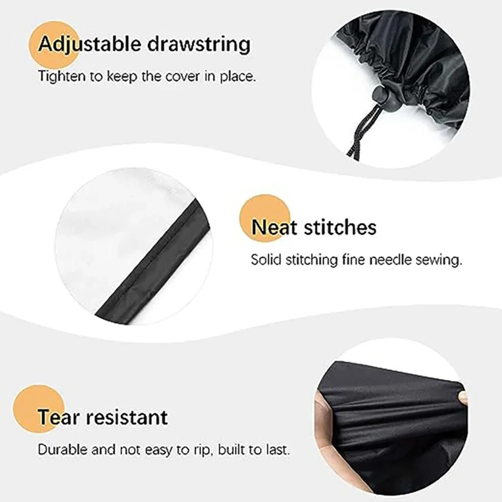 Bike Cover, Waterproof 210D Oxford Exercise Bike Cover, Outdoor Rain Snow Dust Proof Bicycle Storage Cover With Storage Bag