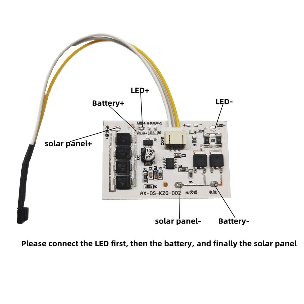 1pc 3.2V 6.4V Solar Light Controller Remote Timing 7.4V 10A Circuit Board For LED Light Strips Outdoor Lighting