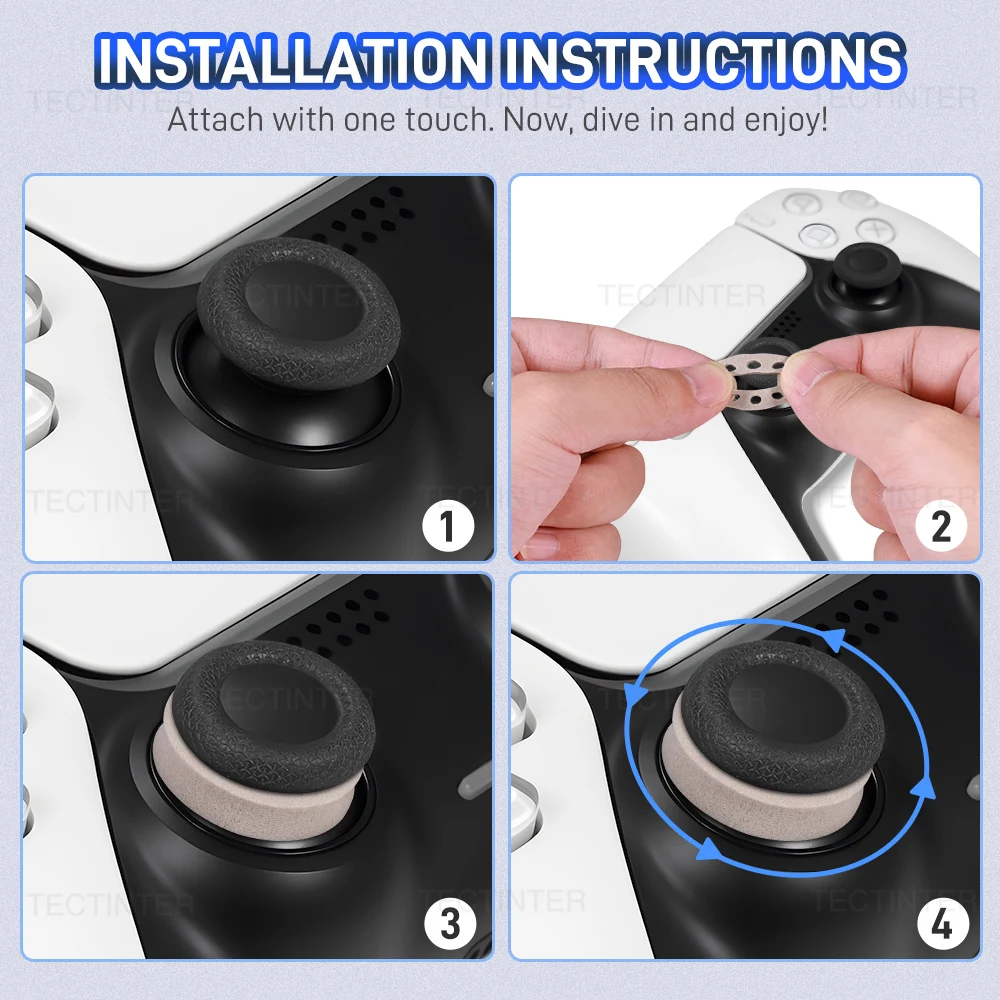 12 قطعة/المجموعة لينة الهدف مساعدة الإسفنج الدائري ل PS5/PS4/Xbox/التبديل 2 Joycon تحكم غمبد الدقة الهدف حلقة التحكم في الحركة #5