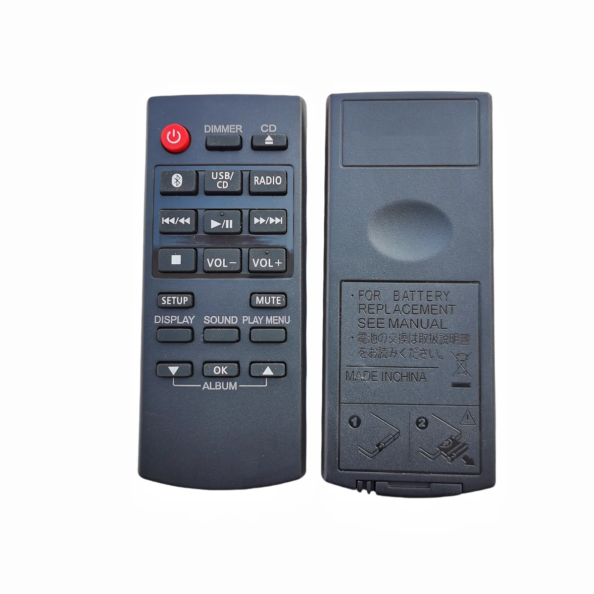 Replacement Remote Control For Panasonic SC-PM250 SA-PM250 SC-HC29PH-K SA-UX100 SA-AKX200 SC-HC200 SC-HC302 Audio System