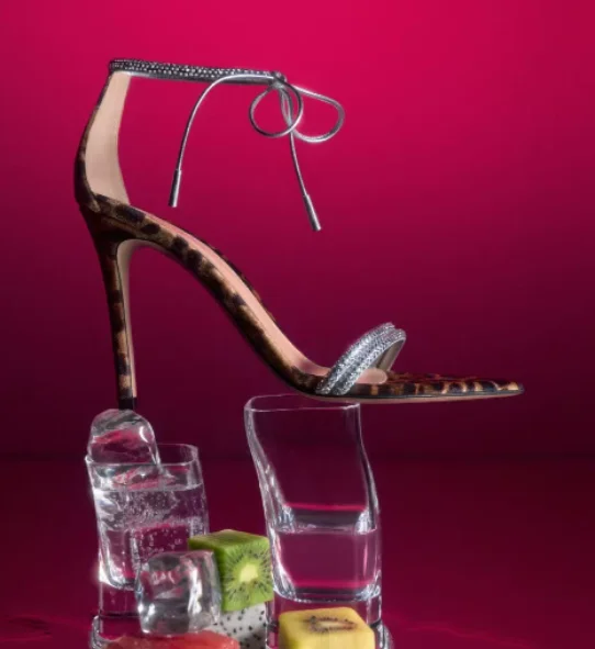 

Sandals new women's summer temperament socialite pointed strap high heels versatile fashion rhinestone slim heel