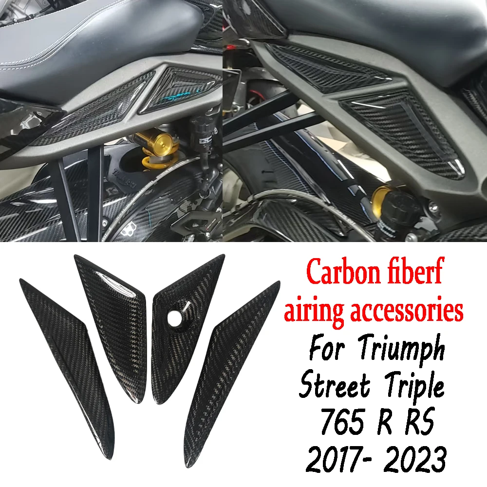 

FOR Triumph Street Triple 765 R RS 100% carbon fiber fairing frame inner panel motorcycle accessories 2017-2021 2022 2024