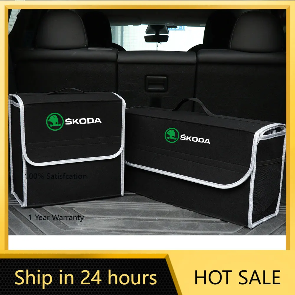 

2026 Горячая наклейка на автомобиль, ящик для хранения багажника, ящик для хранения мелочей, ящик для уборки для Skoda Octavia 3 2 A5 A7 Yeti Deriv Kodiaq Combi Vis