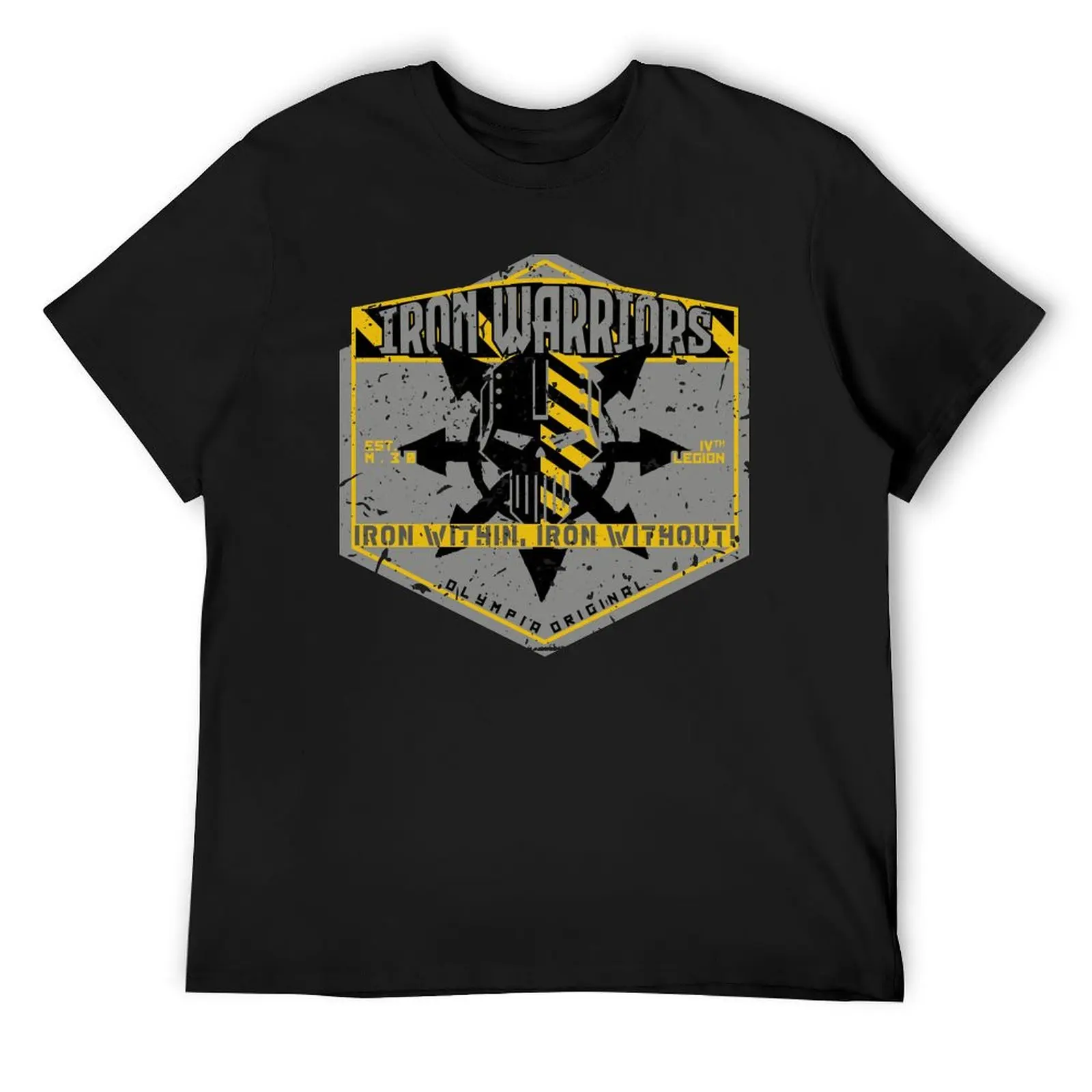 

Iron Within Iron Without Iron Warriors T-Shirt clothes luxury t-shirt kawaii clothes animal prinfor boys clothing for men