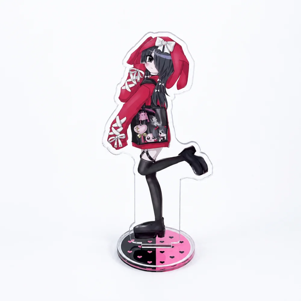 Video Game AmeChan KAngel Needy Streamer Overload Girl Overdose Acrylic Stand keyring Accessories  Desktop Ornament Fans Gifts
