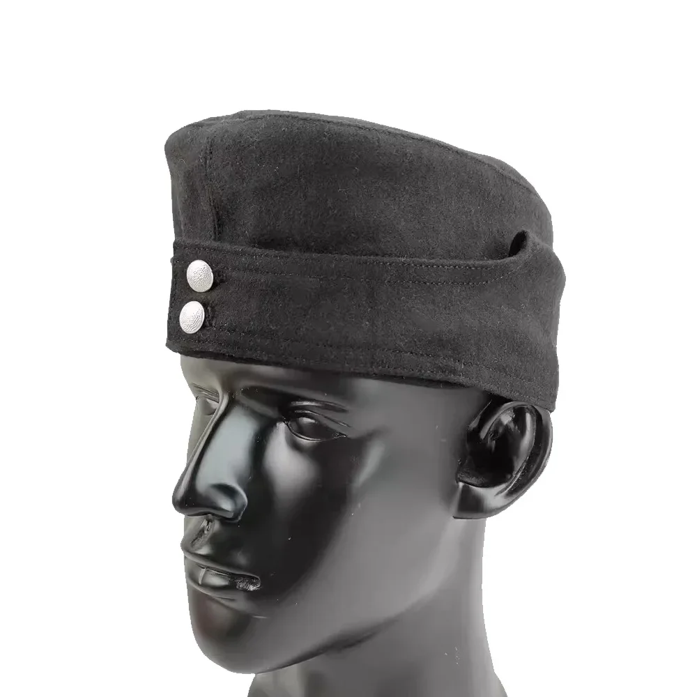 WW2 German Hat M42 Mountain Soldier Command Cap Wire Black Tactics Sunbonnet Autumn and Winter Boat Cap