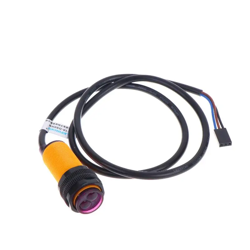 Hot E18-D80NK Infrared Obstacle Avoidance Sensor 5V Photoelectric Switch With Terminal For Smart Car Robot Upgrade Parts