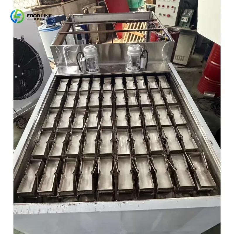 Customized 3 Ton Large Transparent Block Ice Machine Industrial Ice Maker with 2 Ton 500kg Daily Stick Ice Machine