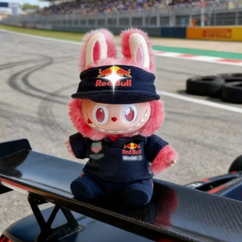 Ropa de muñeca de carreras F1 para Labubu 3,0, traje elegante y moderno, Mini uniforme de Labubu de felpa, accesorios para muñecas, regalos de navidad