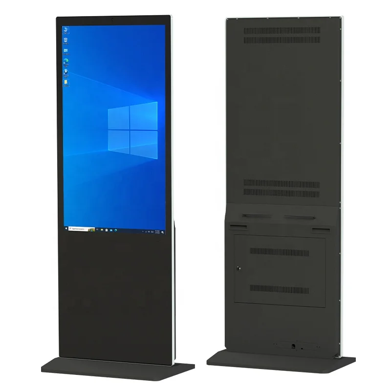 Hot Sale Interactive LCD Touch Screen Kiosk Animation Display Floor Stand Indoor Advertising for Shopping Mall Supermarket