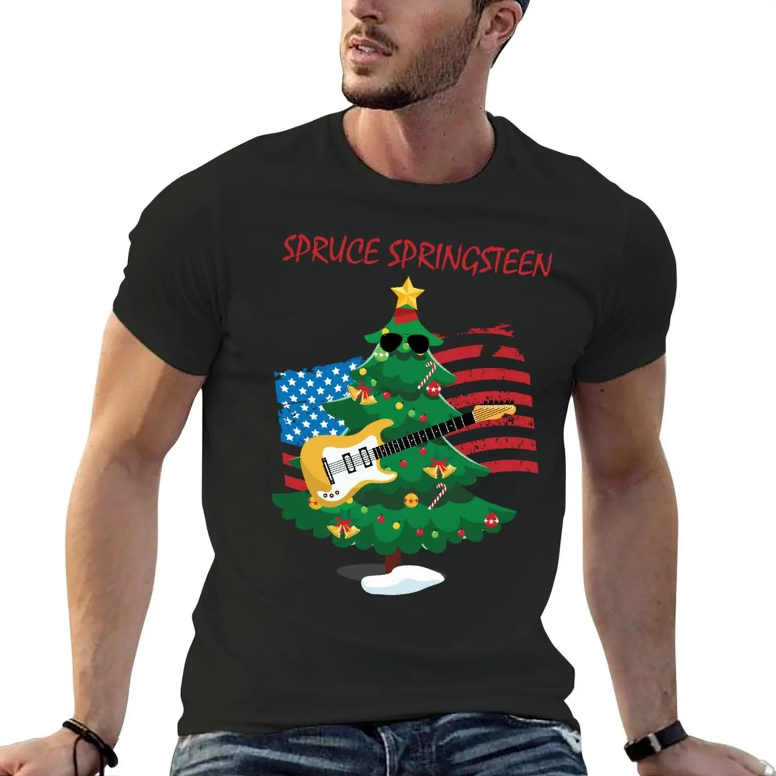 

Spruce Springsteen T-Shirt customs essential t shirt anime stuff heavy weight t shirts for men