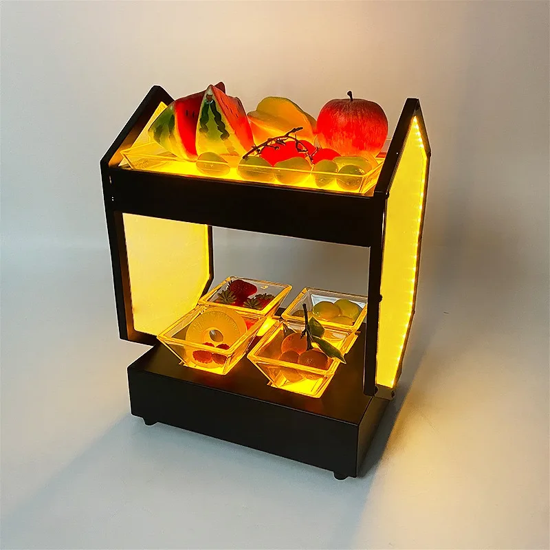 

New products light up two- and three-story style snacks, fruit trays, party bars, nightclubs, fruit dishes