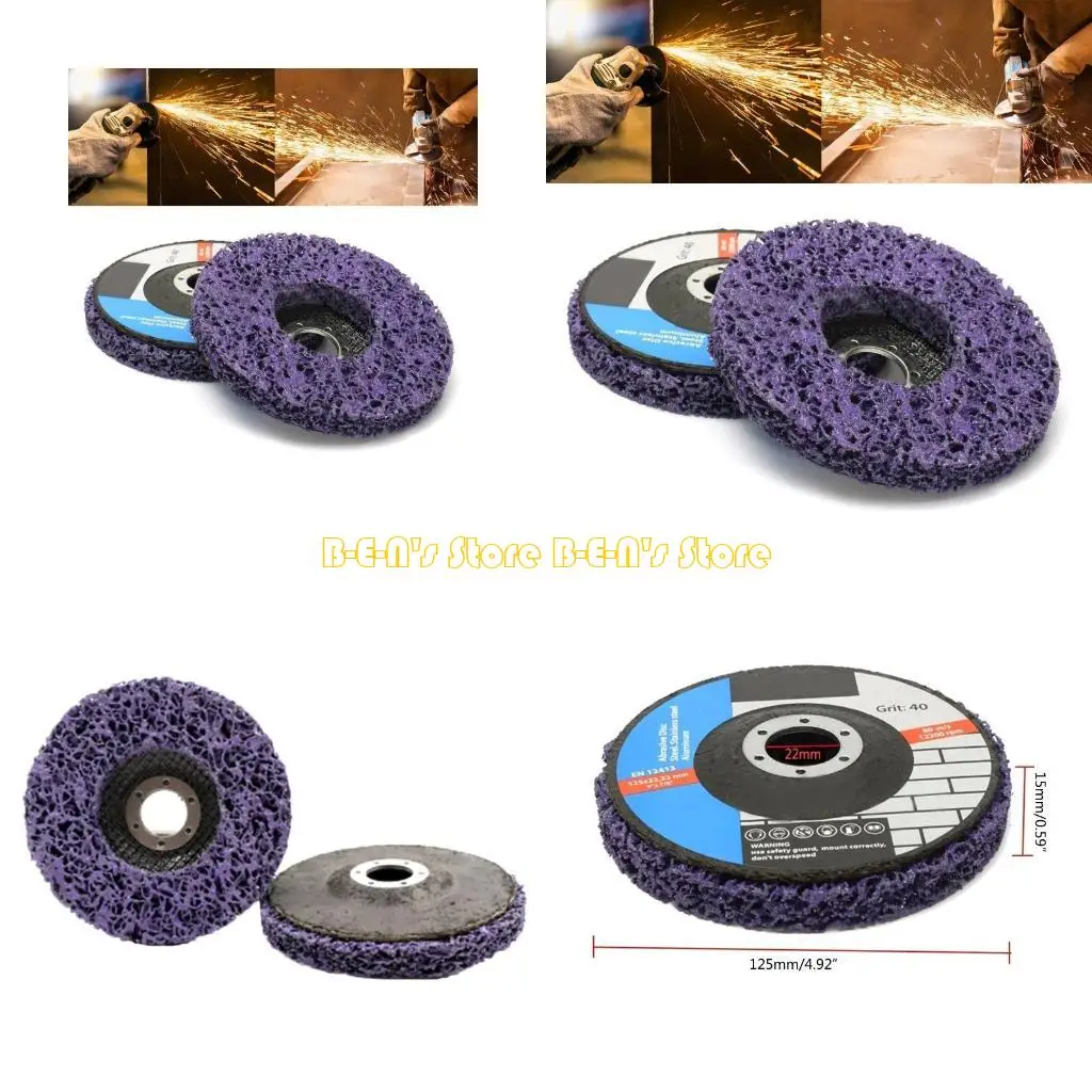 

Дисковый абразивный круг Y1AD 125 мм 5 дюймов для орбитальной шлифовальной машины, шлифовальных дисков, угловой шлифовальной