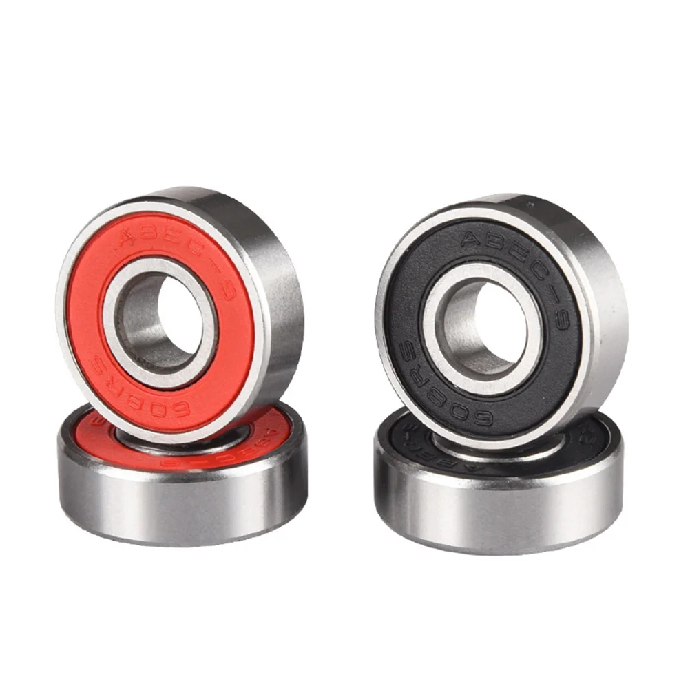 20 Pcs Scooter Wheel Bearings 608 Skateboard Roller Skating Red Sealed Parts and Accessories