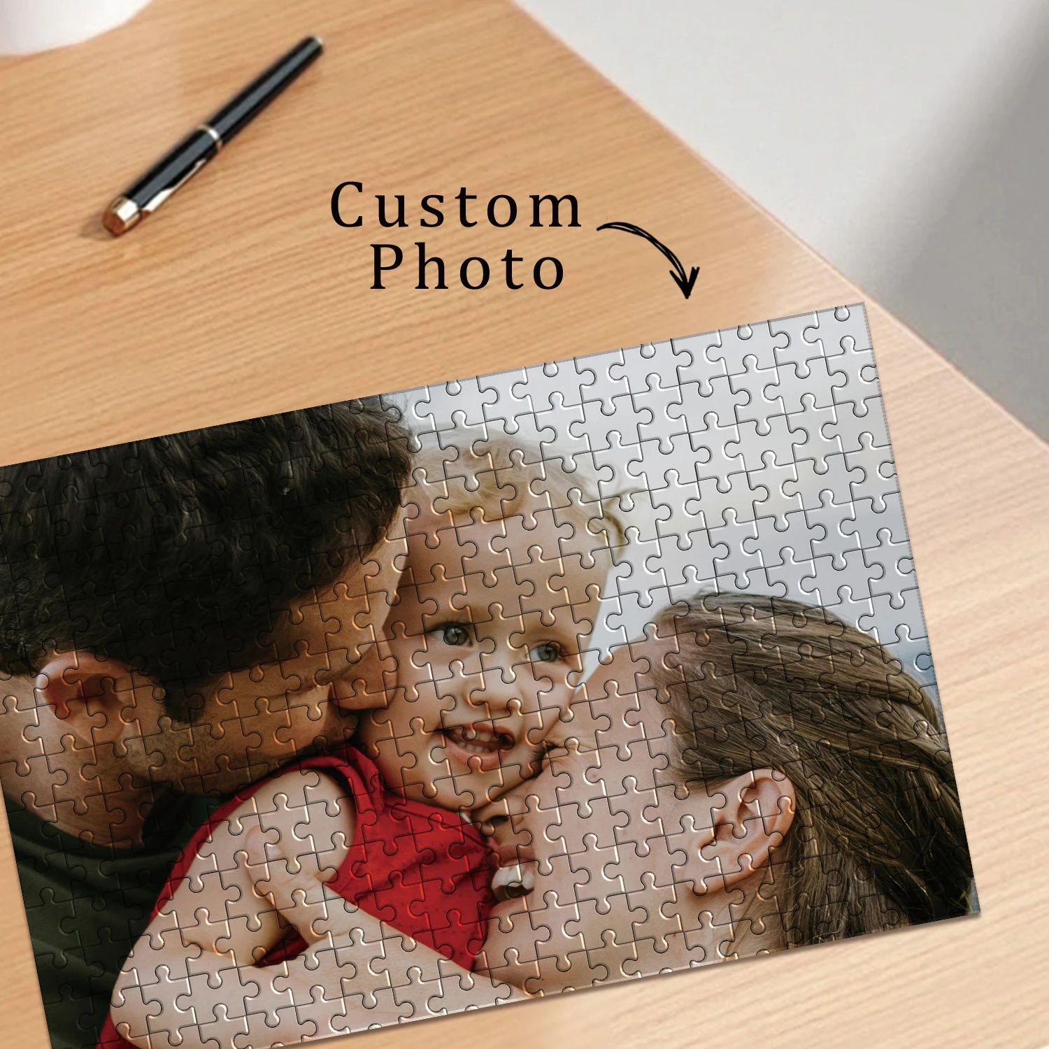 Personalized Custom Photo Puzzle Customize Quality time with kids Cardboard/wooden 35/300/500/1000 Pieces Colorful Photo Puzzle,