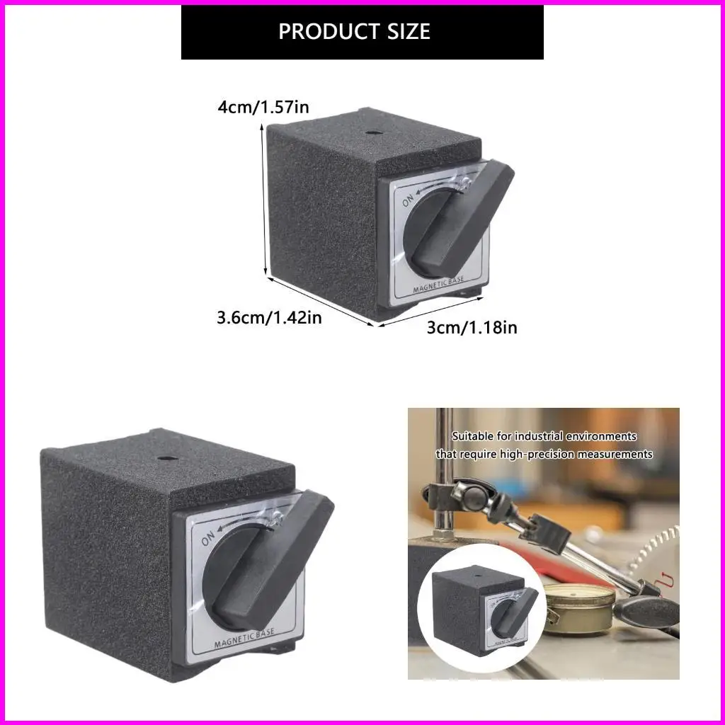 

Industrial V Type Power Base Precisions Measurement Tool Simple to Operate for Face Stand