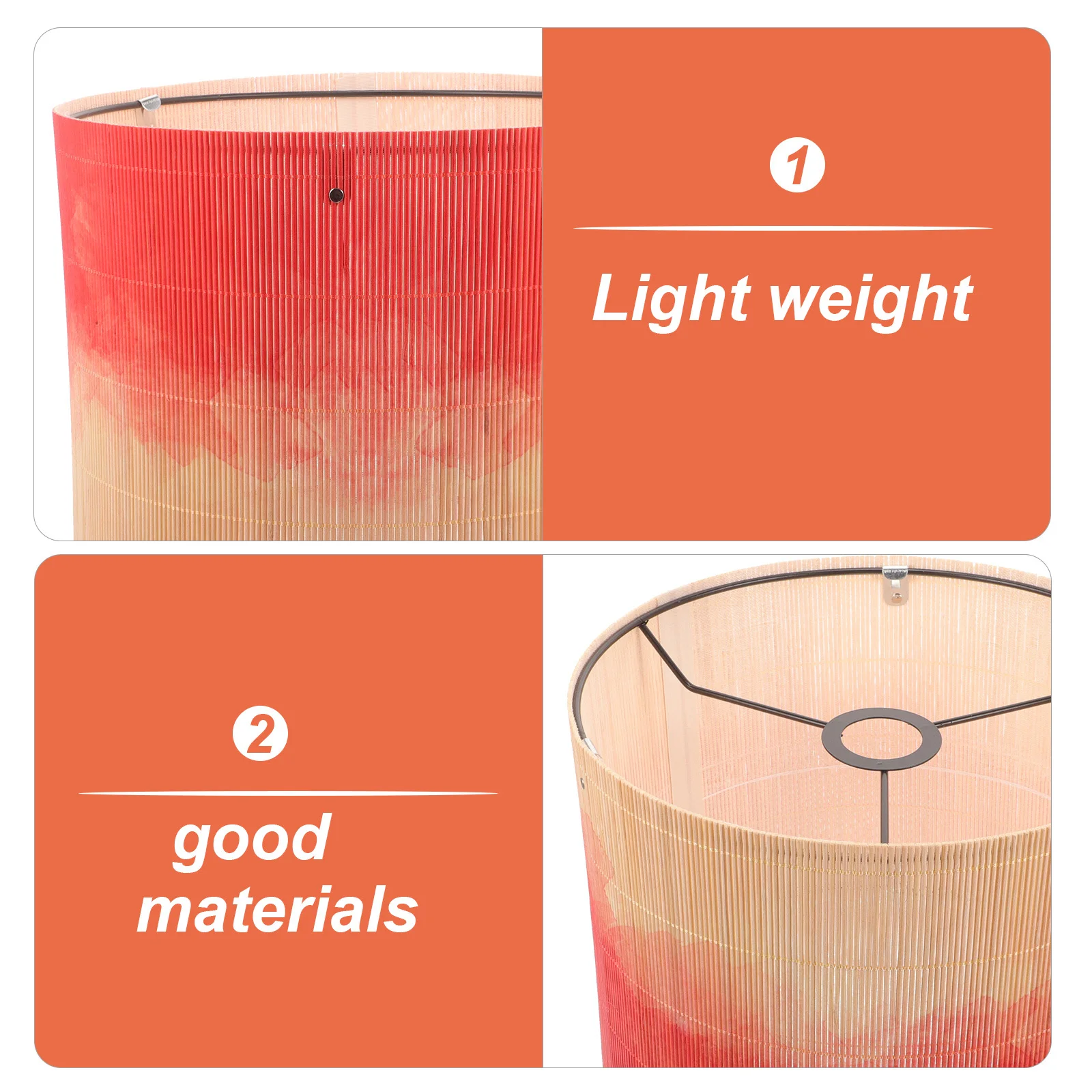 

Bamboo Lamp Shade Pendant Decorative Lampshade Replacement for Home Restaurant Hotel Ceiling Light Shade Modern Large Hanging