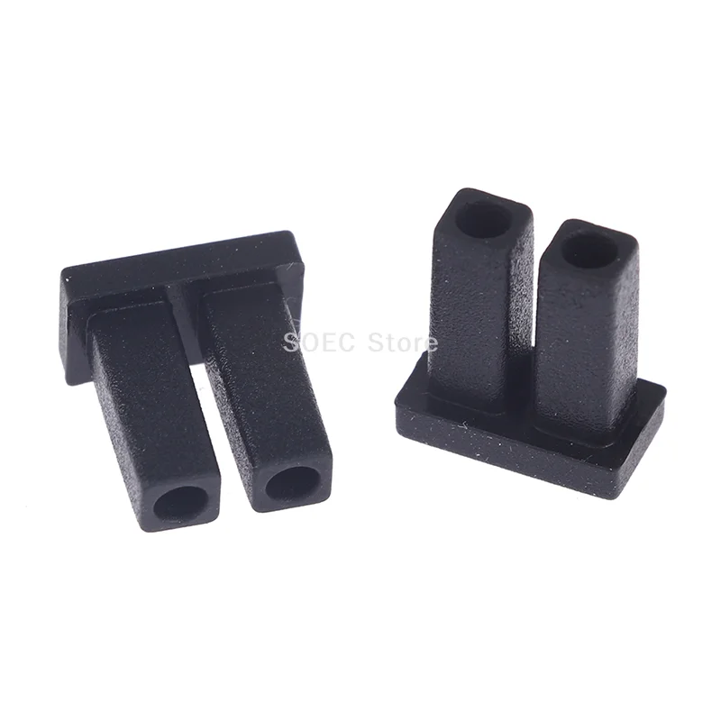 

10pcs Dust Plug For SFP Module Optical Port Protection Cover Black Rubber Dustproof Cap Dual Fiber LC