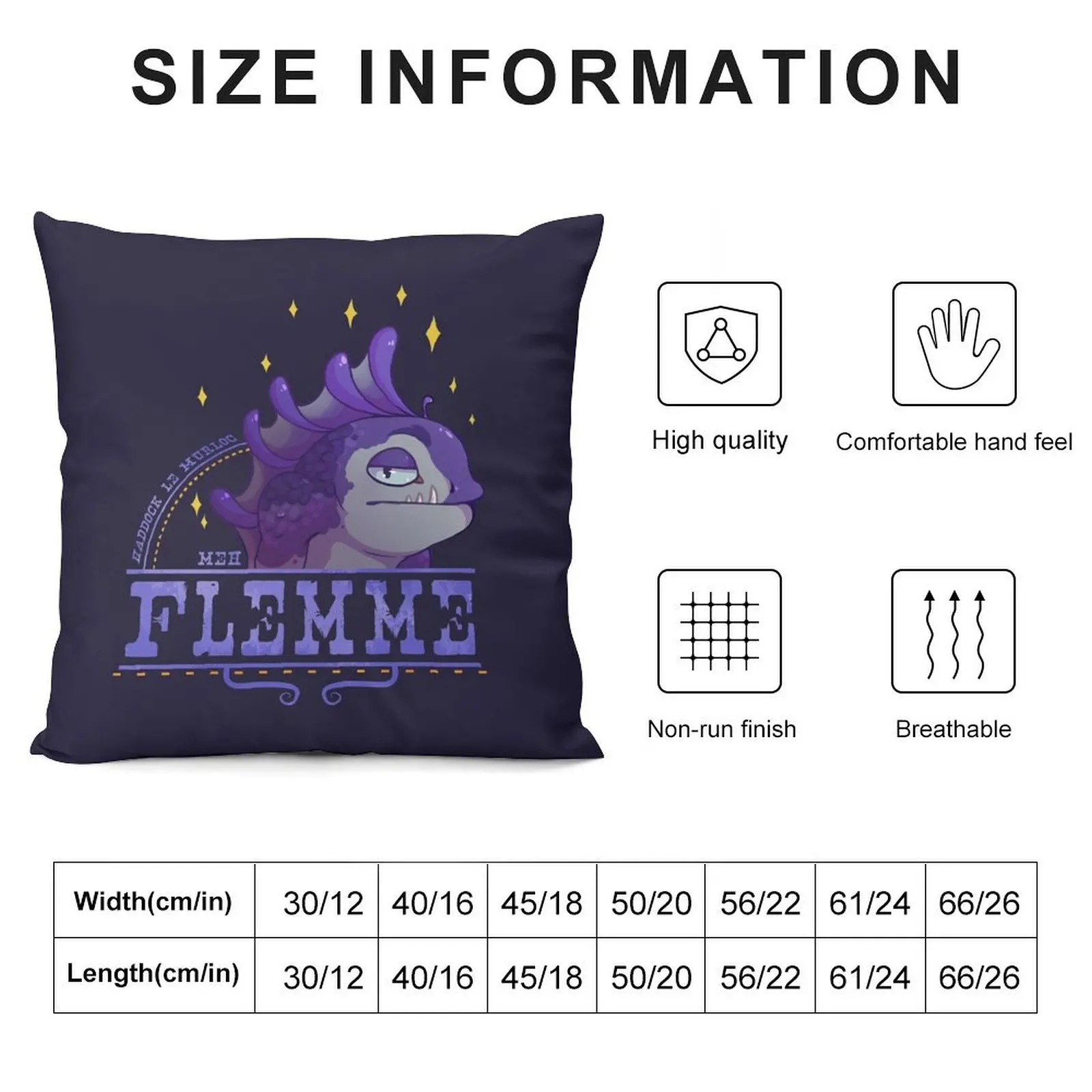 Haddock le Murloc - FLEMME Throw Pillow Cushions For Sofa Bed pillowcases Luxury Cushion Cover pillow