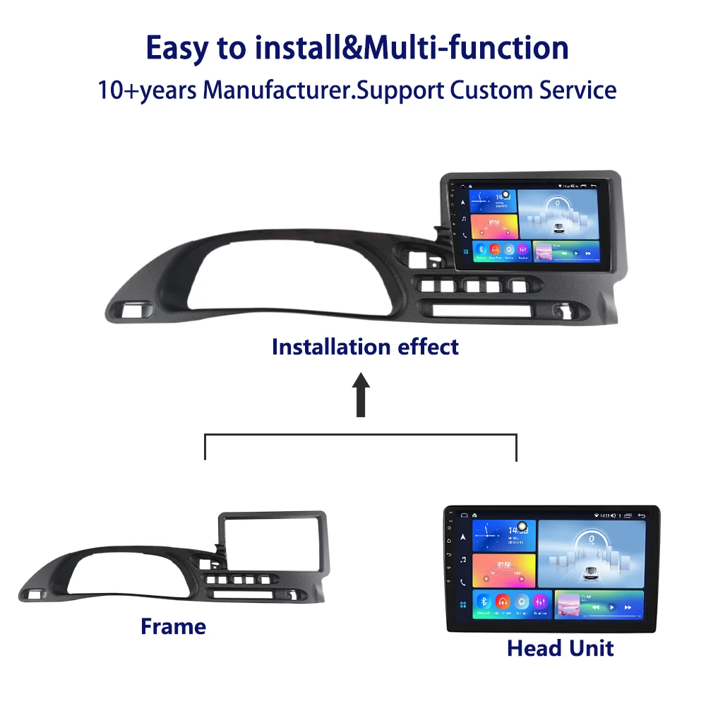 Marco de DVD para coche Android de alta calidad de 9 pulgadas para LADA NIWA Travel 2020-2023 accesorios estéreo para coche