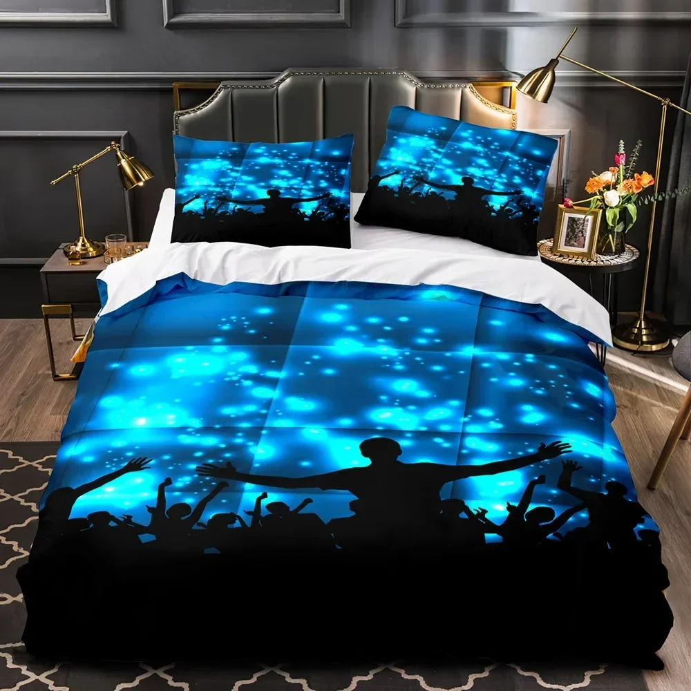 

3D Print Dance Crowd Carnival Dancing Comfortable Duvet Cover Pillowcase Bedding Set Children Bedroom Decoration Home Textile