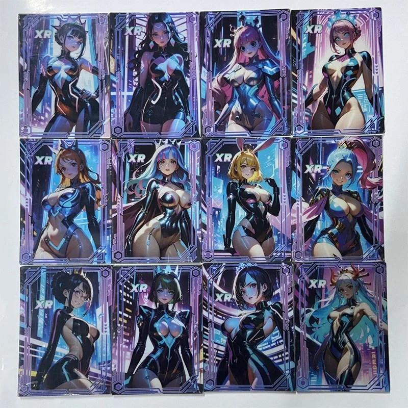 Anime One Piece XR Cards Hancock Nami Vivi Perona Yamato Zoro Ace Collection Cards Christmas Birthday Gifts Children's Toys