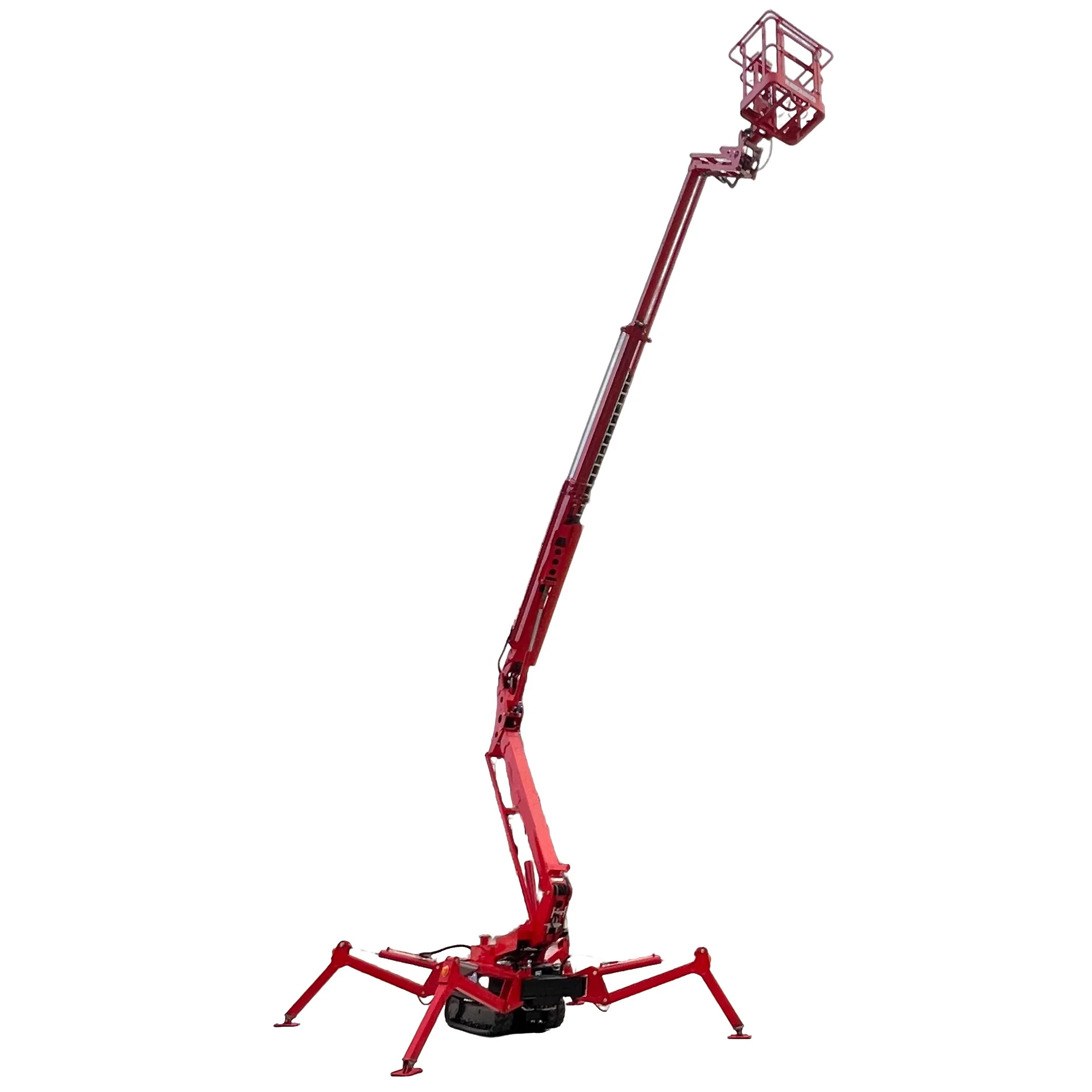 YG Customized 16m High-Reach Telescopic Spider Crawler Lift For Steel Structure Construction